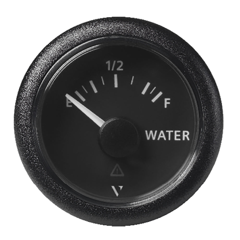 Veratron 52MM 2116 ViewLine Fresh Water Resistive EmptyFull 3 to180 OHM Black Dial Round Bezel A2C59514099